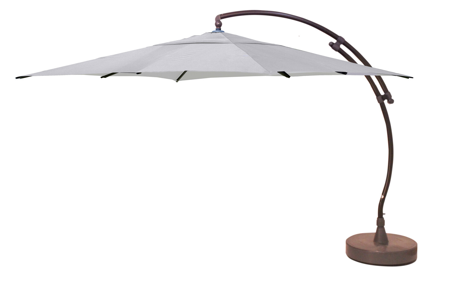Easy Sun parasol 320 vierkant olefin titanium - easy sun online shop - 0