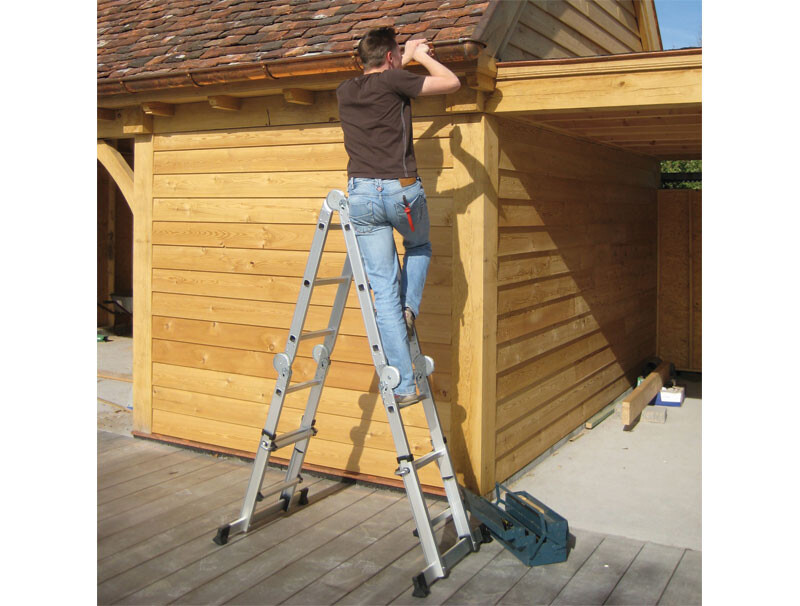 Telescopische vouwladder 4x3 Telefold - Escalo ladder kopen - 0 - 1 - 2 - 3 - 4