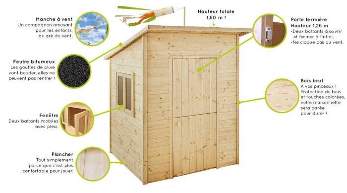 Soulet houten speelhuis Santa Monica - speelhuis voor buiten kopen - 0 - 1 - 2 - 3 - 4 - 5 - 6