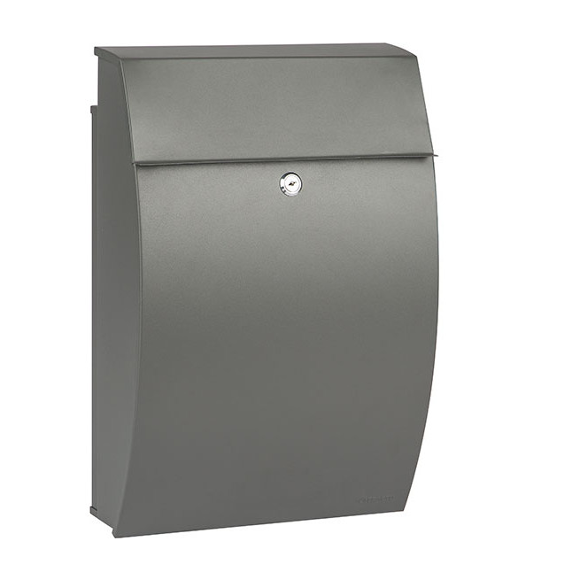 Brievenbus Vancouver mat grijs - brievenbus kopen - 0