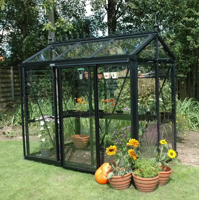 Janssens serre groen kopen - 3,8 m² - Janssens AluSystems assortiment - 0