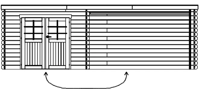 Tuinhuis Rohan 298 × 298 cm met zijluifel 360 cm - tuinhuizen kopen - 0 - 1 - 2 - 3 - 4 - 5