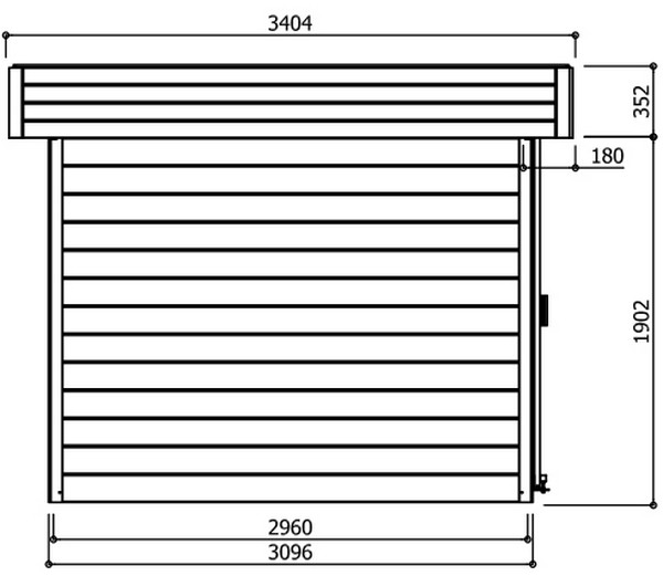 Tuinhuis Mälmo - Onbehandeld - 390x309x225 cm - Online tuinhuizen kopen - 0 - 1 - 2