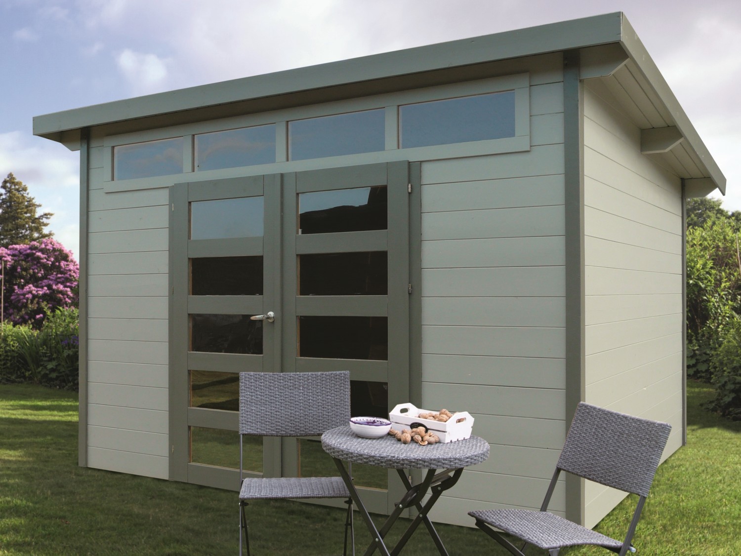 Tuinhuis Verona - 300 x 240 x 232 cm - tuinhuis eenvoudig bestellen - 0 - 1 - 2 - 3 - 4