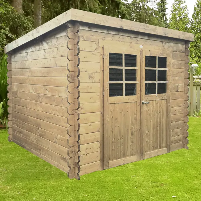 Tuinhuis Hof - 248 x 248 cm - kant en klaar tuinhuis online kopen - 0