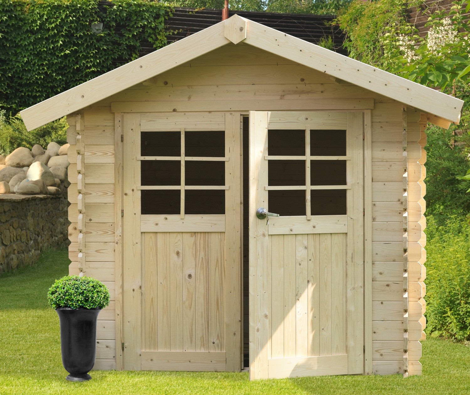 Tuinhuis Chartres - 298 x 238 cm - tuinhuis met zadeldak kopen - 0