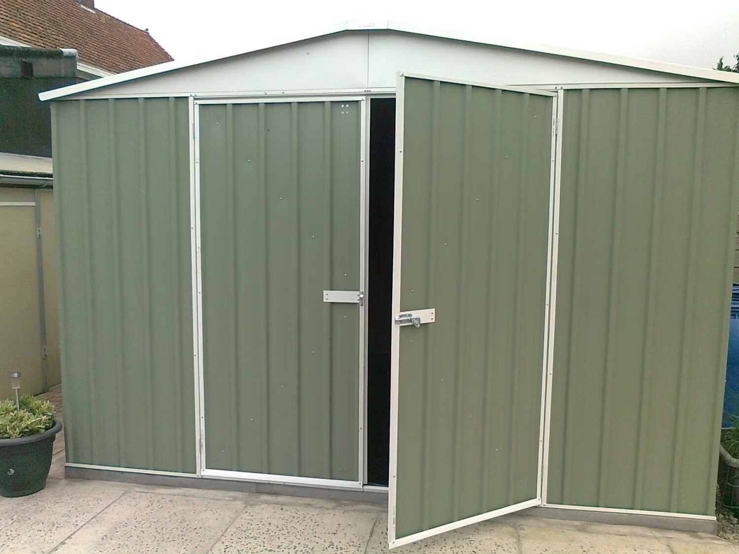 Absco Regent metalen tuinberging 30372RK - 11 m² - groen - 0 - 1 - 2 - 3 - 4