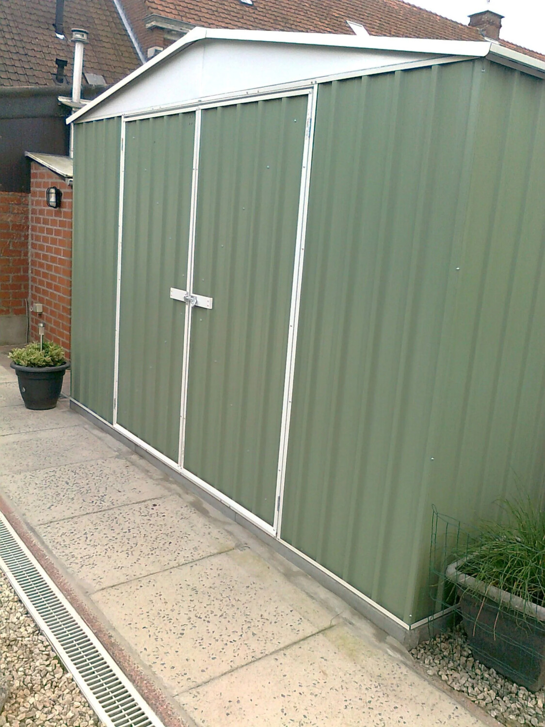 Absco Regent metalen tuinberging 30372RK - 11 m² - groen - 0 - 1 - 2 - 3 - 4 - 5