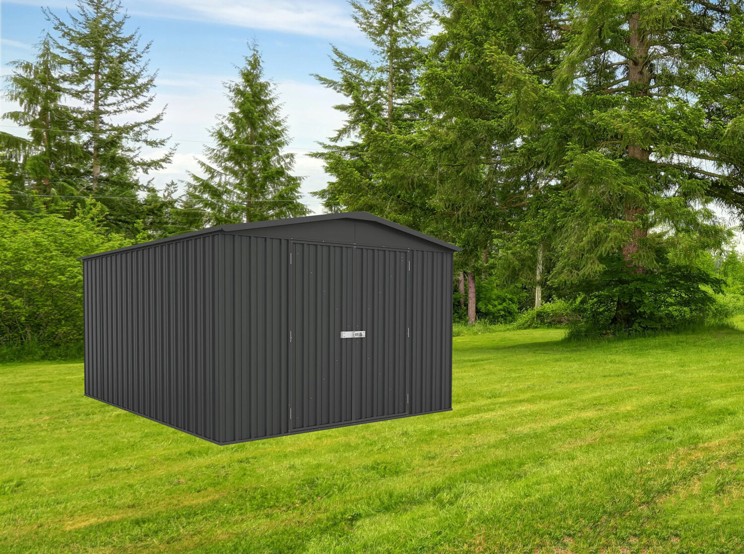 Absco Regent metalen tuinberging 30372RK - 11 m² - antraciet - 0 - 1 - 2 - 3 - 4