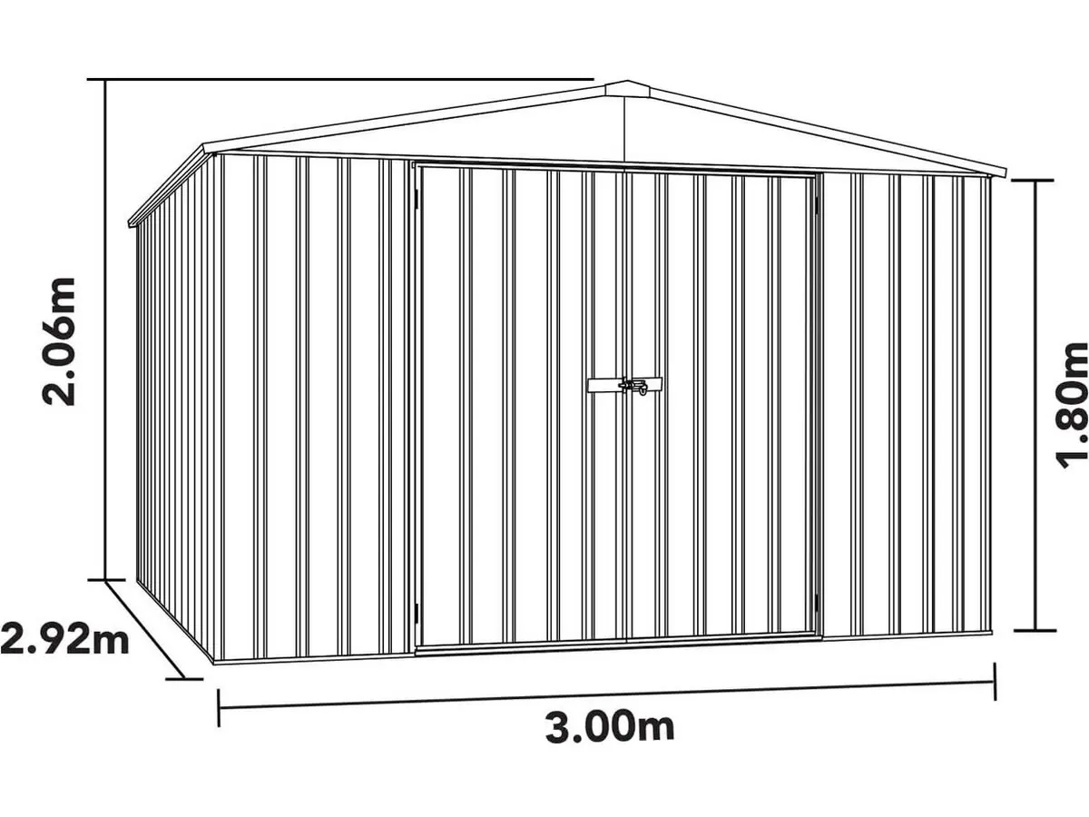 Absco Regent metalen tuinberging 30292RK - 8,76 m² - groen --1